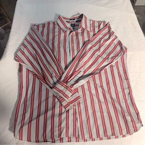 GAP Men's Multicolor Striped Button Down Shirt